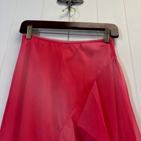 Girl Code Womens Y2K Festival Fairy Ombre Asymmetrical Skirt Size 12 Balletcore - Picture 7 of 10